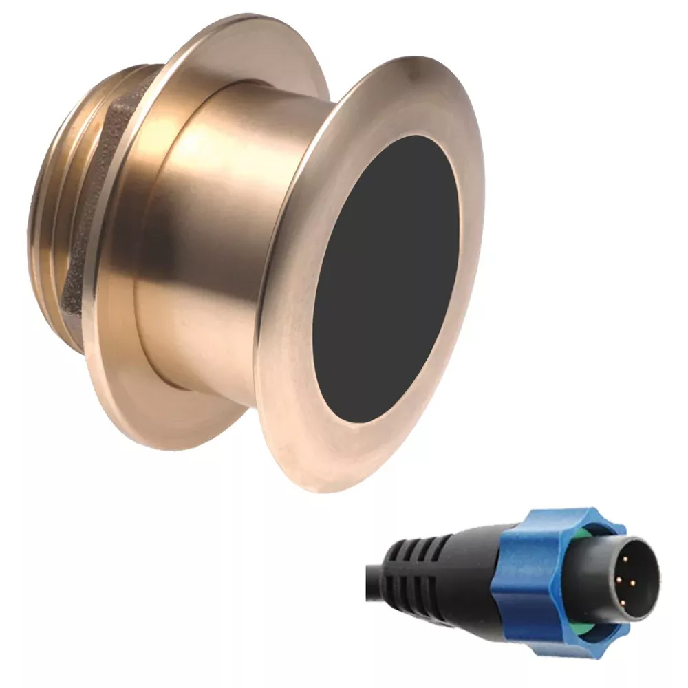Airmar B164 1kW 20° Thru-Hull Transducer w/Blue Connector | B164-20-BL