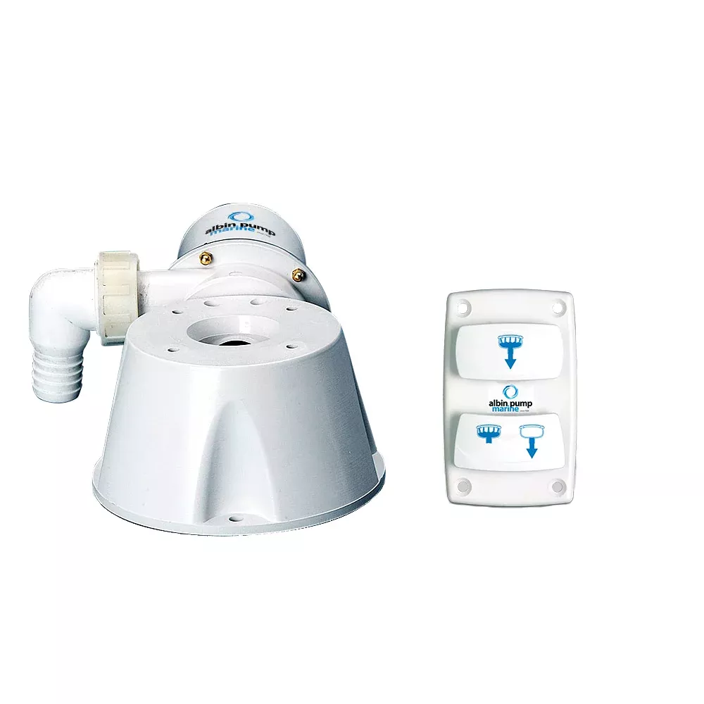 Albin Group Marine Silent Electric Toilet Kit - 12V [07-66-021]