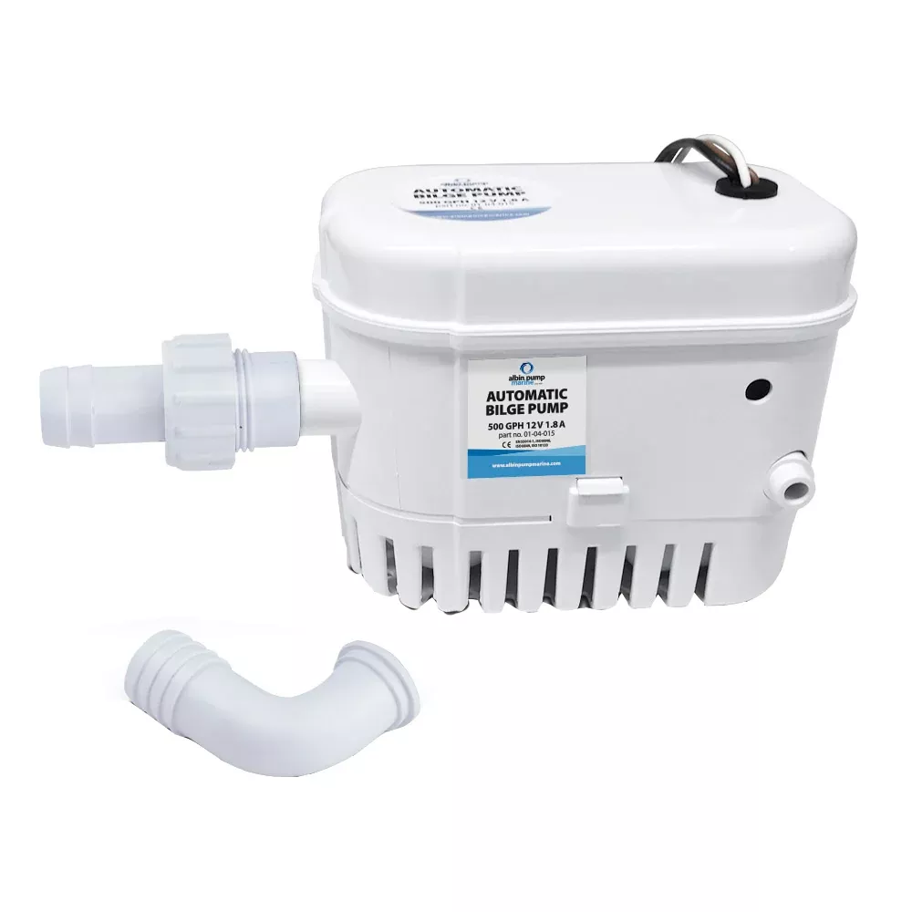 Albin Pump Automatic Bilge Pump 500 GPH - 12V | 01-04-015