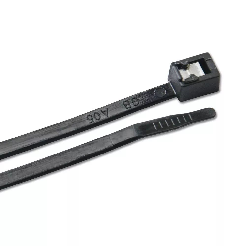 Ancor 11" UV Black Self Cutting Cable Zip Ties - 50-Pack | 199281