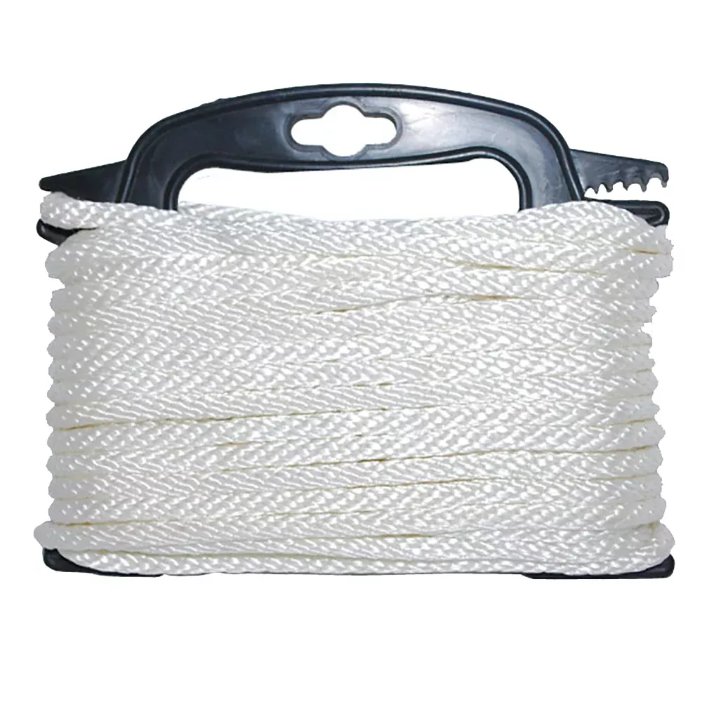 Attwood Braided Nylon Rope - 3/16" x 100' - White | 117553-7