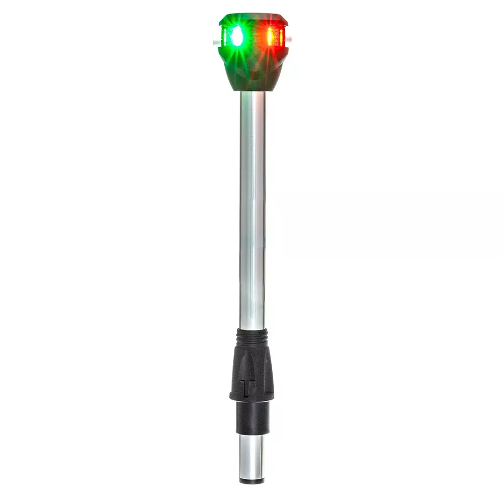 Attwood LightArmor Bi-Color Navigation Pole Light w/Task Light - Straight - 10" | NV6LC2-10-7