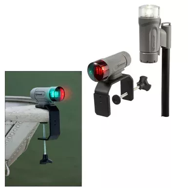 Attwood PaddleSport Portable Navigation Light Kit - C-Clamp, Screw Down or Adhesive Pad - RealTree Max-4 Camo | 14195-7