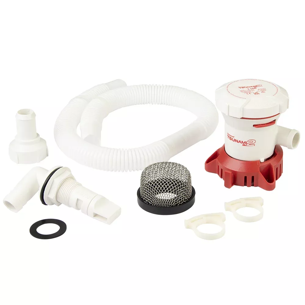 Attwood Tsunami MK2 T500 Manual Bilge Pump w/Installation Kit - 500 GPH12V