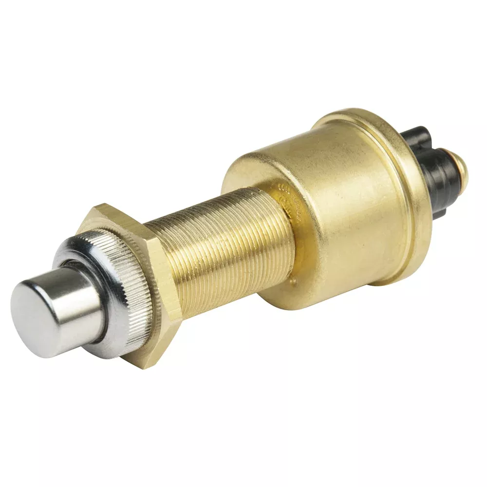 BEP 2-Position SPST Heavy-Duty Push Button Switch - OFF/(ON) - 35 Amp | 1001504