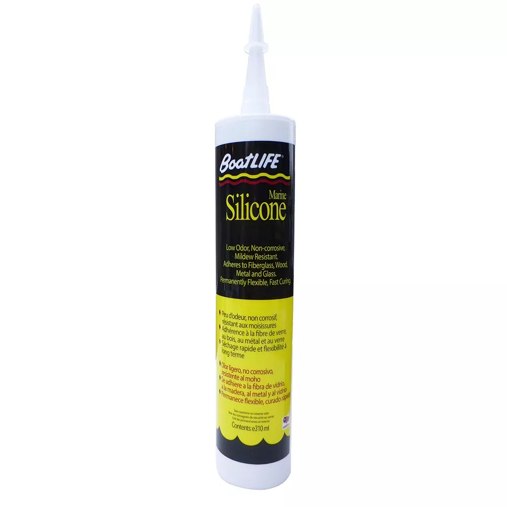 BoatLIFE Silicone Rubber Sealant Cartridge - White | 1151