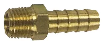 BRASS FITTING 1/4NPTX3/8 HOSE