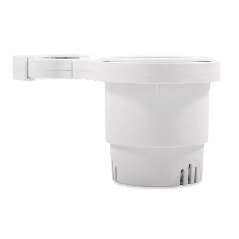 Camco Clamp-On Rail Mounted Cup Holder - Large for Up to 2