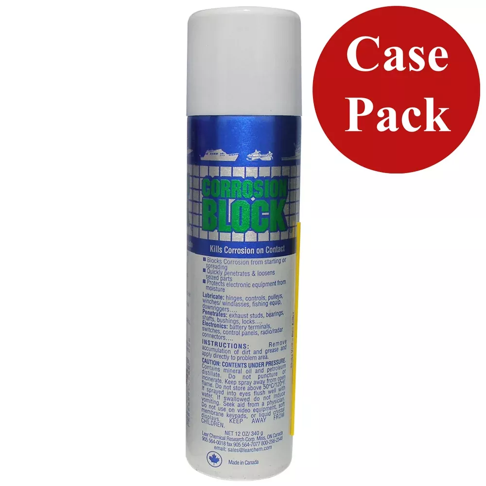 Corrosion Block 12oz Aerosol Can - Non-Hazmat, Non-Flammable & Non-Toxic *Case of 12* | 20012CASE
