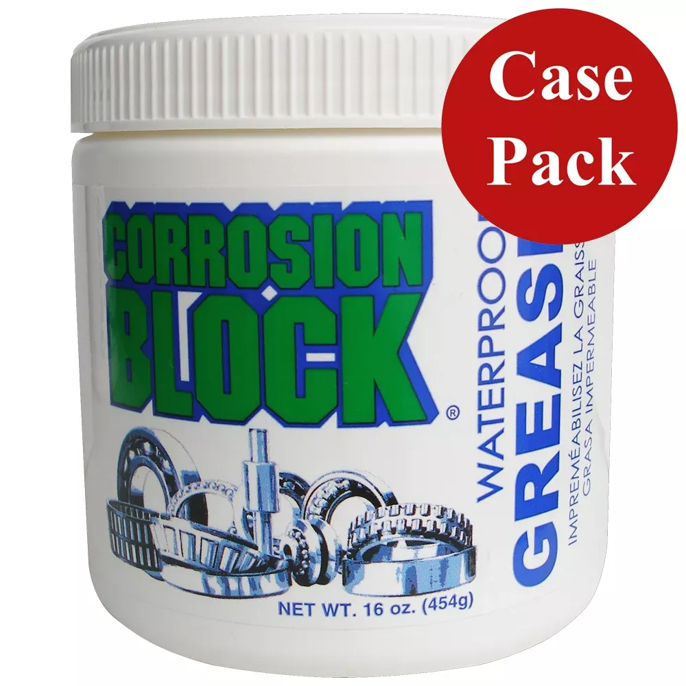 Corrosion Block High Performance Waterproof Grease - 16oz Tub - Non-Hazmat, Non-Flammable & Non-Toxic | 25016