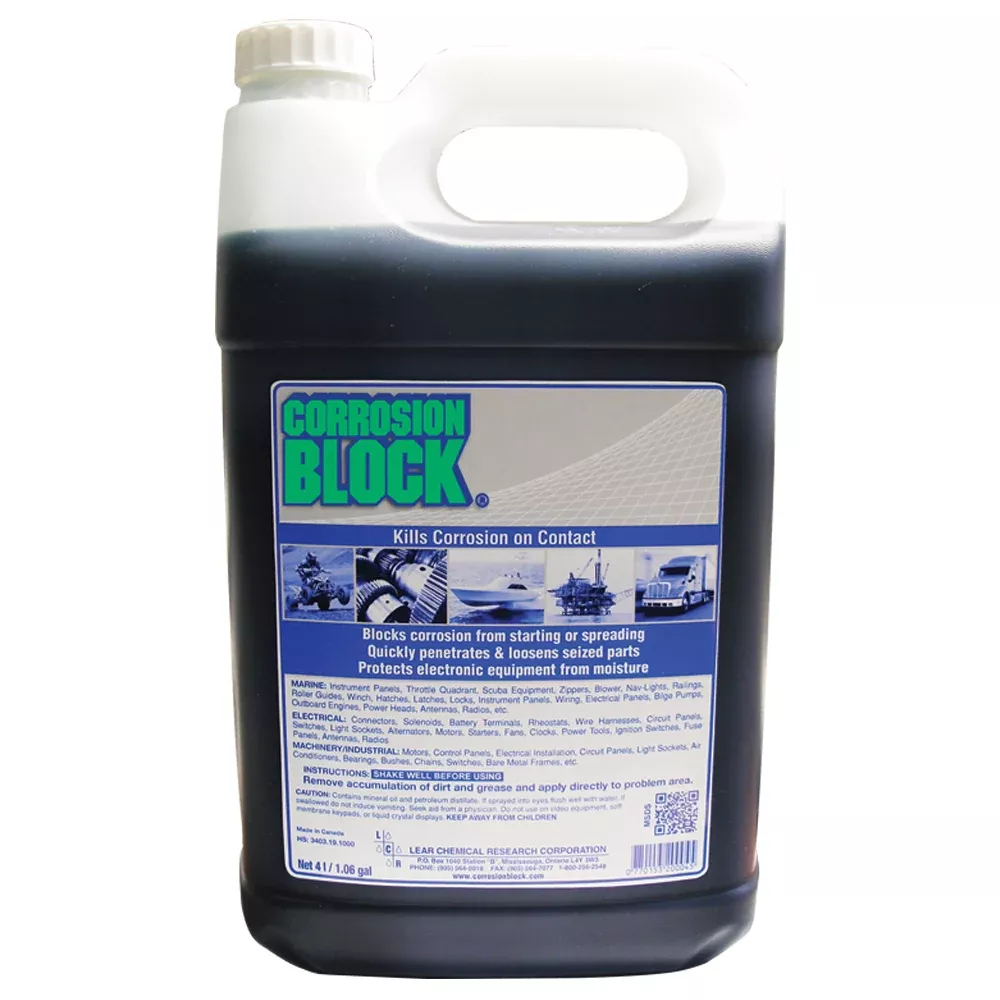 Corrosion Block Liquid 4-Liter Refill - Non-Hazmat, Non-Flammable & Non-Toxic | 20004