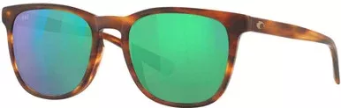 Costa Sullivan Sunglasses – Matte Tortoise/Green Mirror 580G