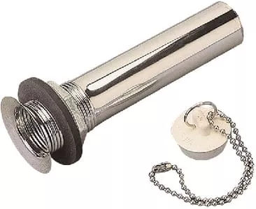 DRAIN TUBE W/STOPPER 1-1/4