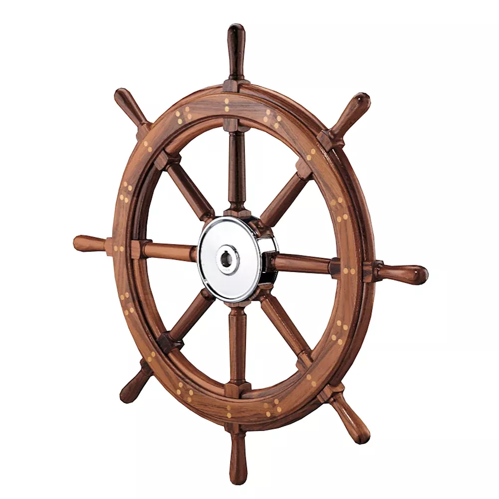 Edson 28" Classic Teak Yacht Wheel | 601CH-28