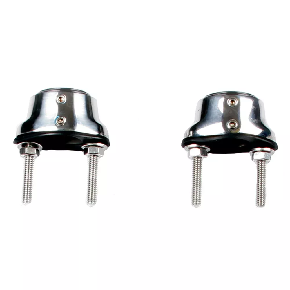 Edson Stainless Steel Pedestal Guard Mounting Feet - Pair | 310ST-100-125
