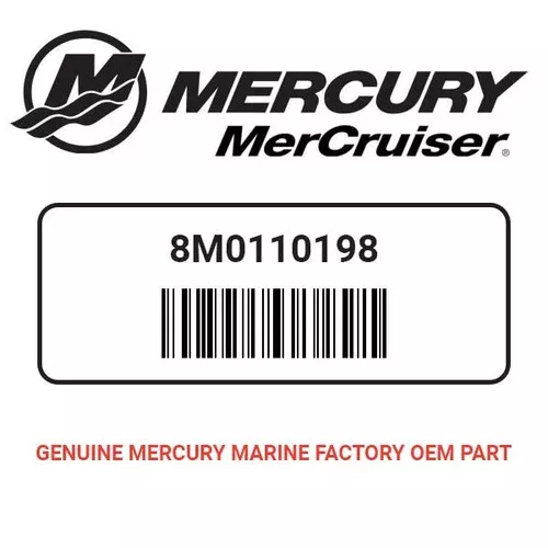Mercury – Mercruiser 8M0110198 Valve