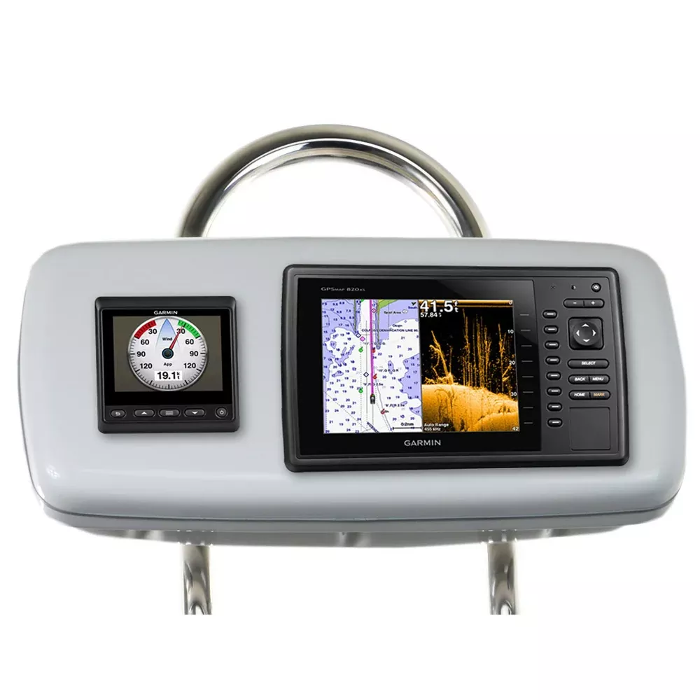 NavPod GP1048 SystemPod Pre-Cut f/Garmin 820/820xs/840xs & 1 Instrumentf/9.5" Wide Guard [GP1048]