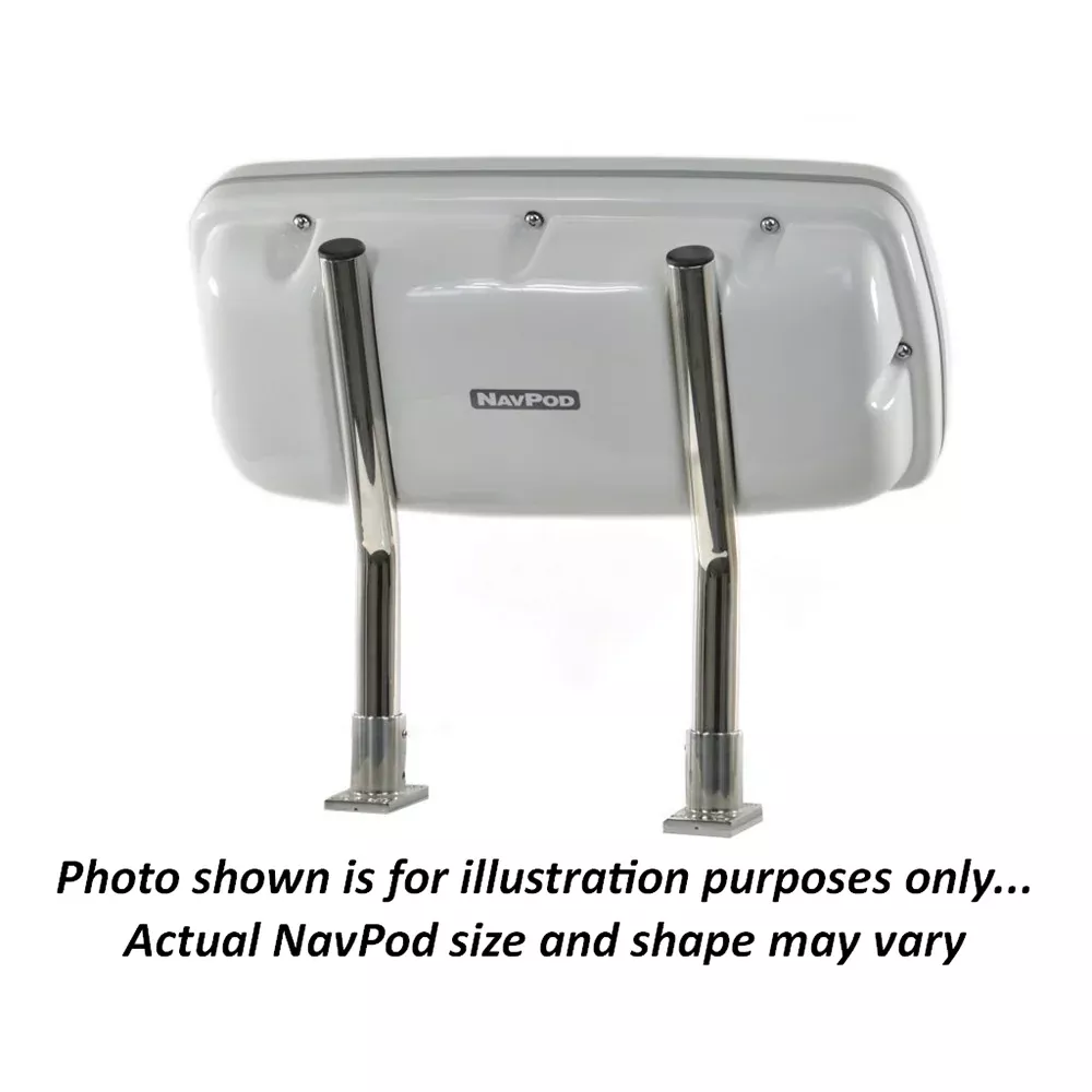 NavPod SystemPod Pre-Cut f/Garmin GPSMAP 942xs, 942, 922xs & 922 & 2 Instruments (3.6″ Holes) f/9.5″ Wide Guard | GP1080-24