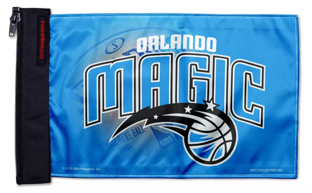 Orlando Magic 11"x17" Forever Wave Flag for Jeep Wrangler JK 2-Door 2007-2018