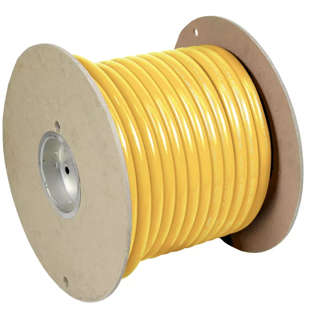 Pacer Yellow 4 /0 AWG Battery Cable - 100[WUL4 /0YL-100]