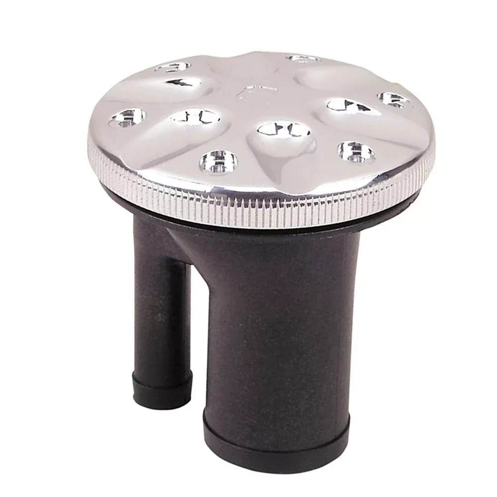 Perko 0591 Vented Fill f/1-1/2" Hose - Straight Neck - Chrome | 0591DPGCHR