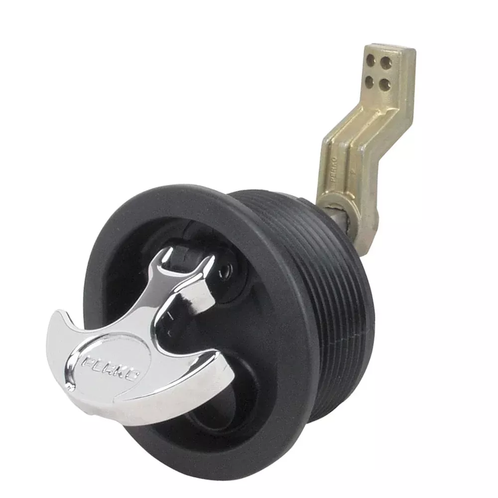 Perko Surface Mount Latch f/Smooth & Carpeted Surfaces w/Offset Cam Bar | 1092DP1BLK