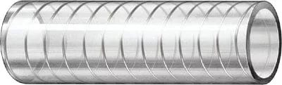 PVC CLEAR W/WIRE 1" PER FT