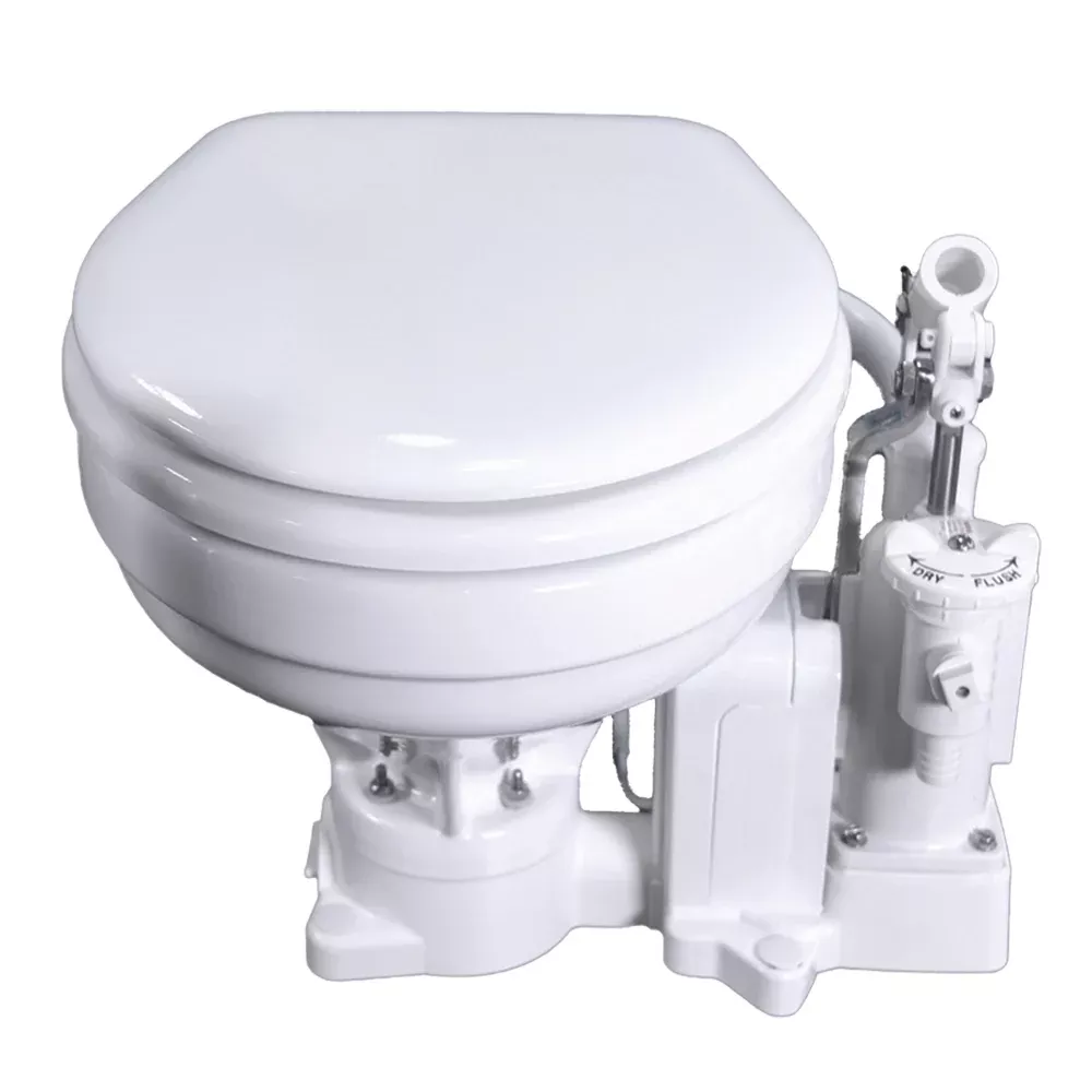 Raritan PH PowerFlush Electric /Manual Toilet - Marine Size - 12v - White [P101E12]