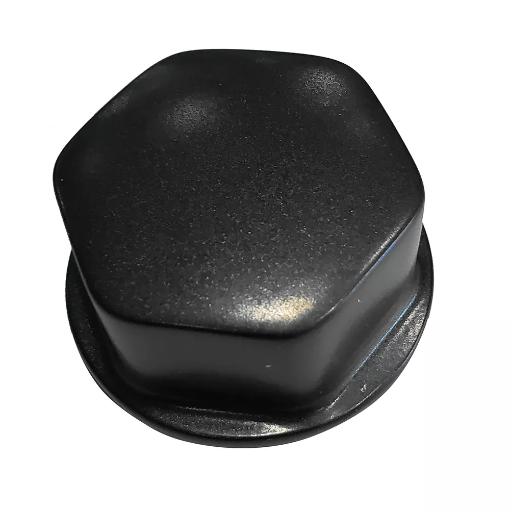 Schmitt Marine Faux Center Nut Black w/1/2"5/8" M12 Base f/Cast Steering Wheels