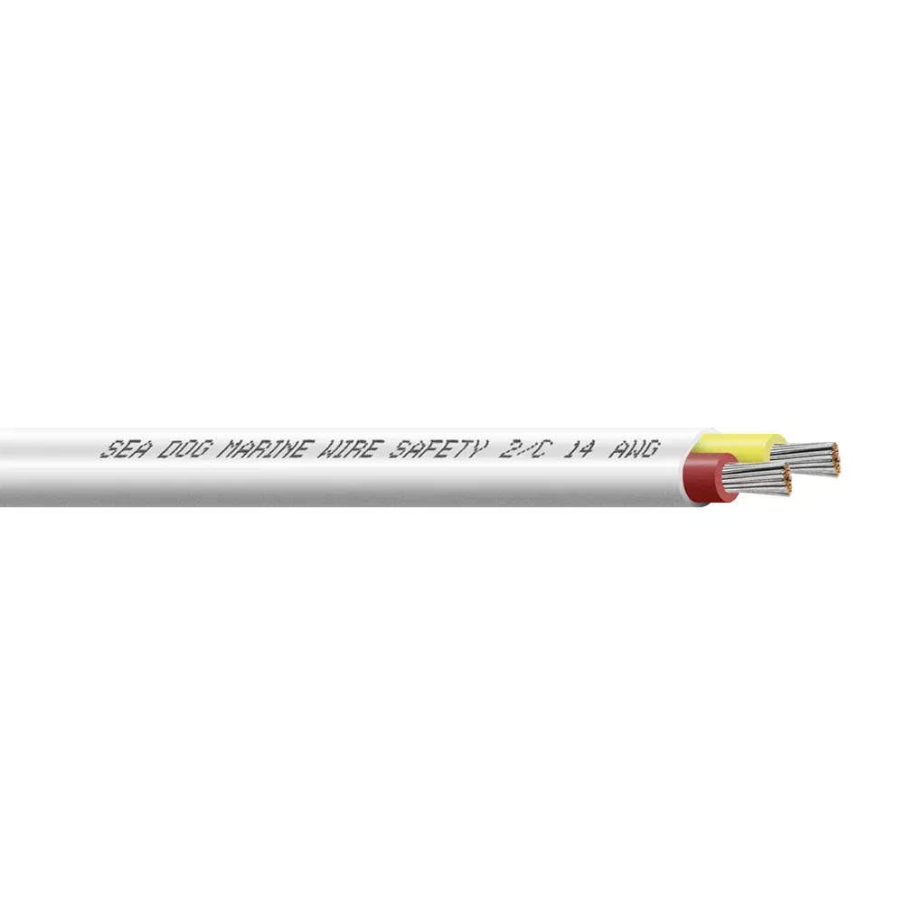Sea-Dog 14/2 AWG Flat Duplex Safety Wire - Red/Yellow - 100' [8014222]