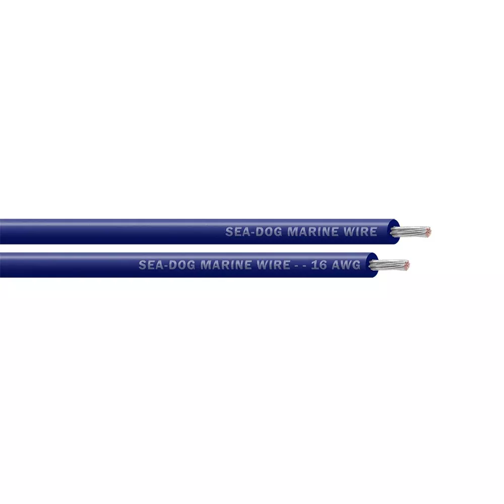 Sea-Dog 16 AWG Dark Blue Primary Wire - 250' [8016064]