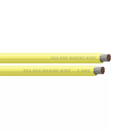 Sea-Dog 4 AWG Yellow Battery Cable - 250' [8004034]