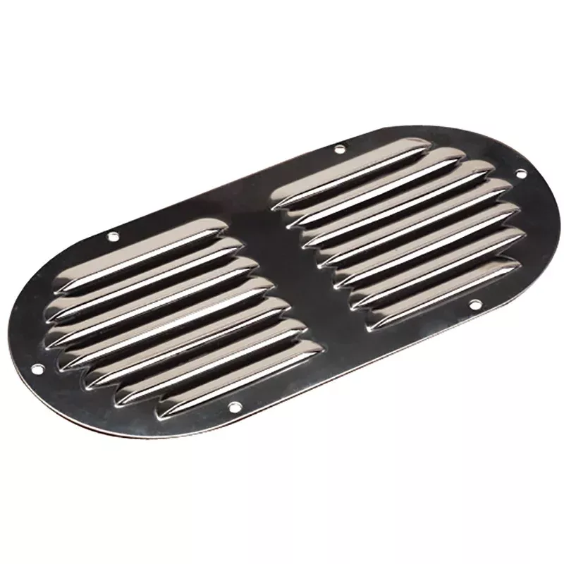 Sea-Dog Stainless Steel Louvered Vent - Oval - 9-1 /8
