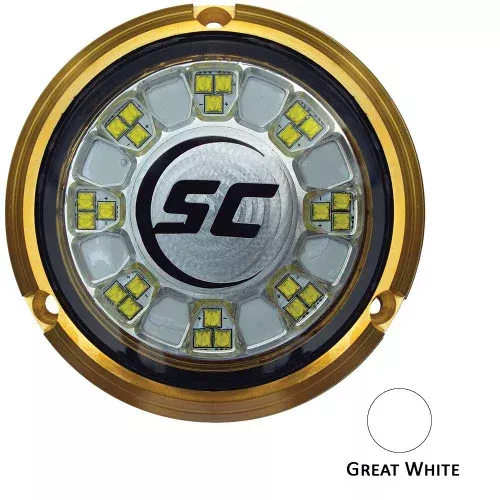 Shadow-Caster SCR-24 Bronze Underwater Light - 24 LEDs - Great White | SCR-24-GW-BZ-10