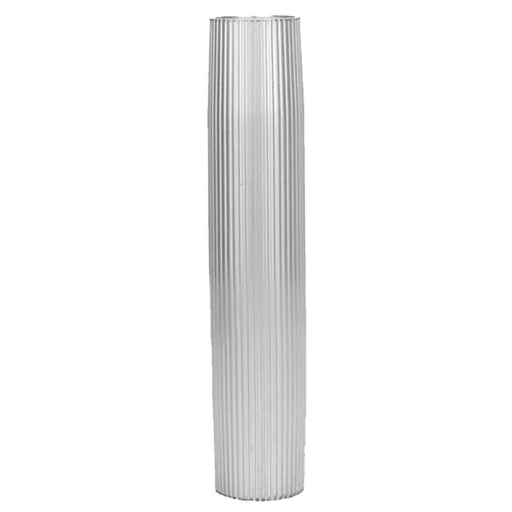TACO Aluminum Ribbed Table Pedestal - 2-3/8" O.D. - 30-3/4" Length | Z60-7288VEL30.75-2