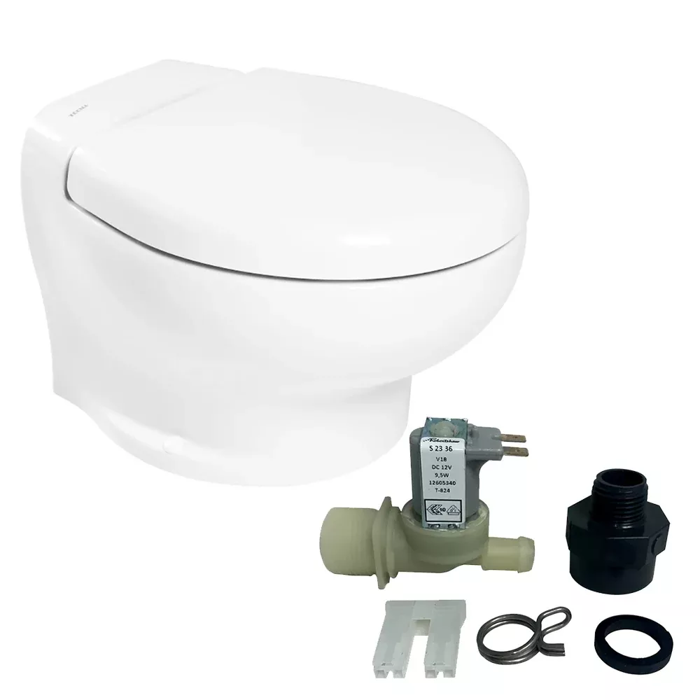 Thetford Nano Touch Compact Toilet Freshwater Kit - 12V [T-NAN012PW /TSFT /NA-FWKIT]