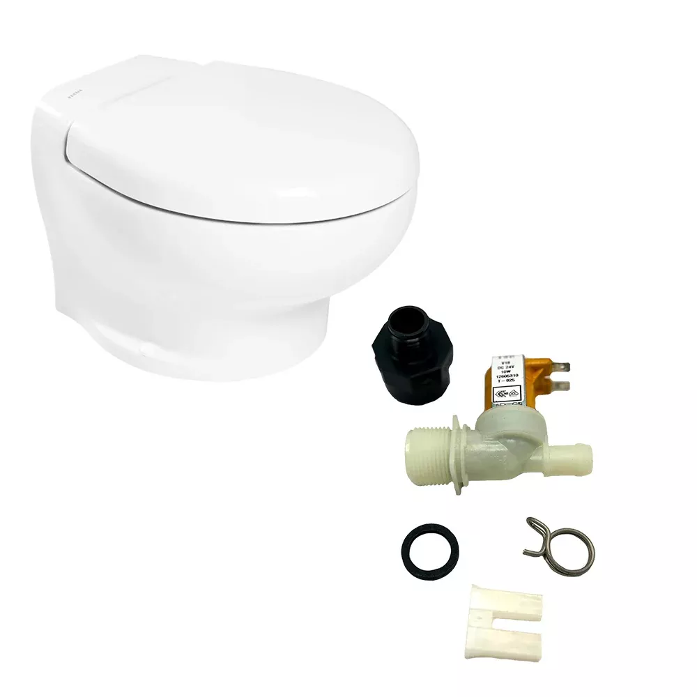 Thetford Nano Touch Compact Toilet Freshwater Kit - 24V [T-NAN024PW /TSFT /NA-FWKIT]