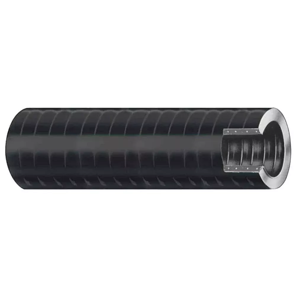 Trident Marine 1-1/2" x 50 VAC XHD BilgeLive Well Hose - Hard PVC Helix - Black