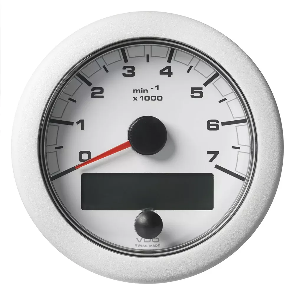 Veratron 3-3/8" (85MM) OceanLink NMEA 2000 Tachometer - 7000 RPM - White Dial & Bezel | A2C1065820001