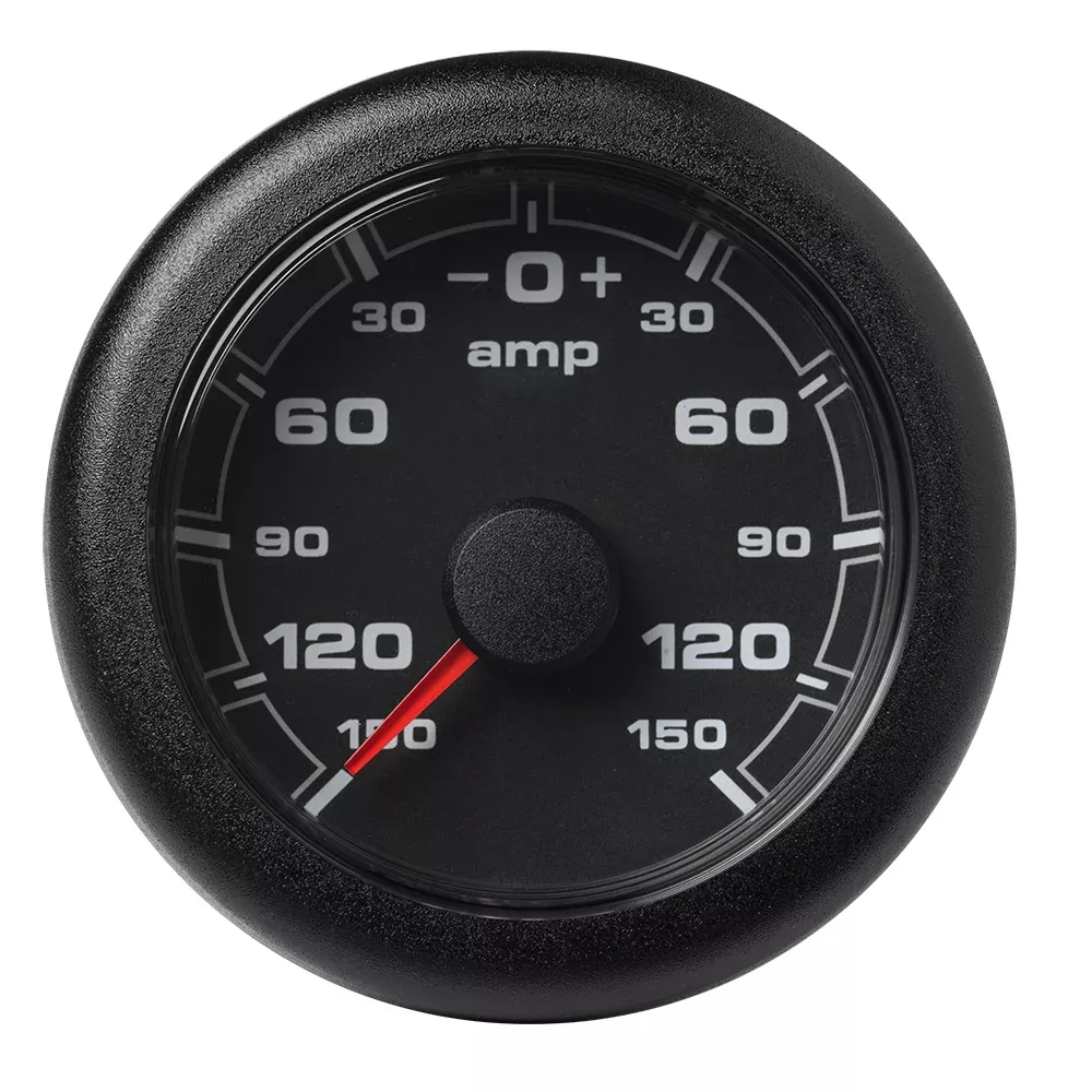 Veratron 52MM (2-1/16") OceanLink Battery Current Gauge (-150/+150 AMPS) - Black Dial & Bezel | A2C1349650001