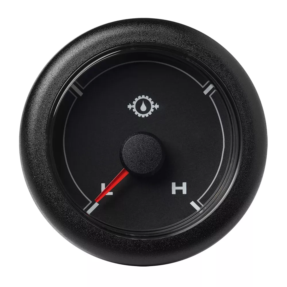 Veratron 52MM (2-1/16") OceanLink Transmission Oil Pressure Low/High (440 PSI) - Black Dial & Bezel | A2C1066060001