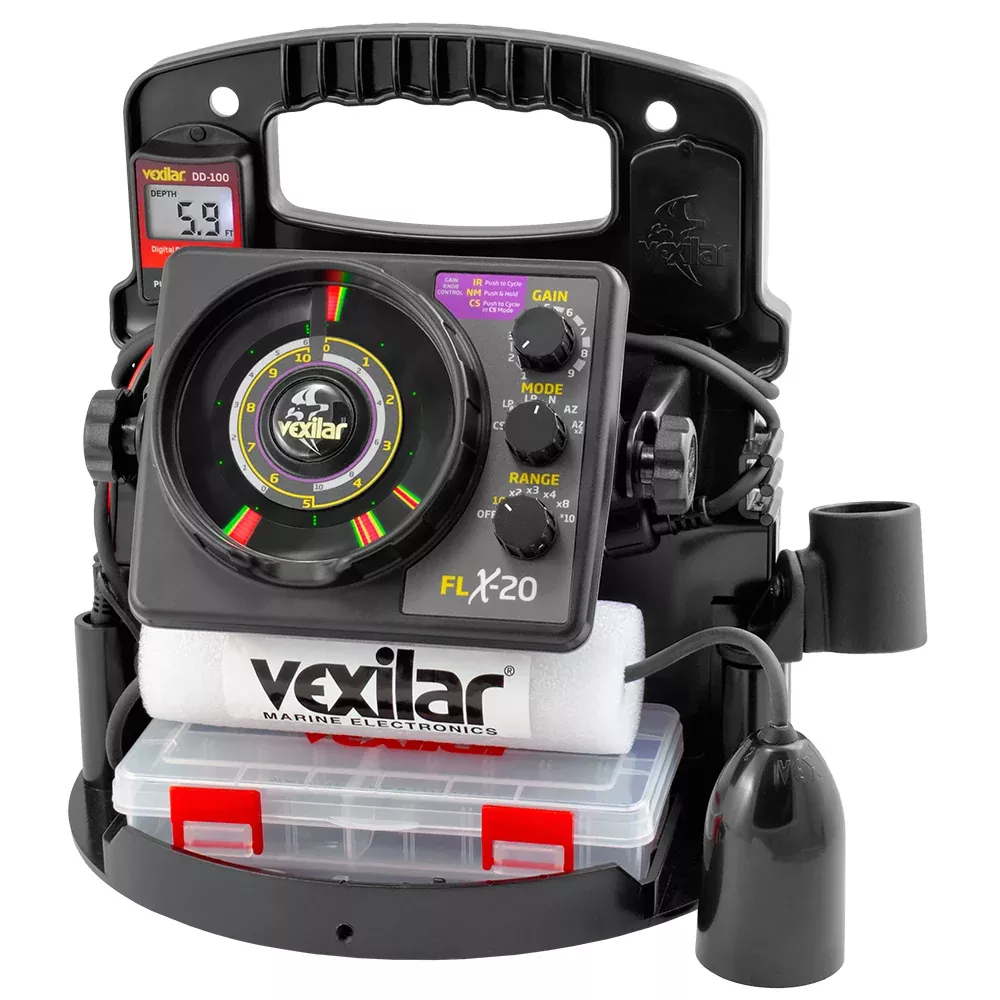 Vexilar FLX-20 Pro Pack II w/12° Ice Ducer & DD-100 | PPX2012D