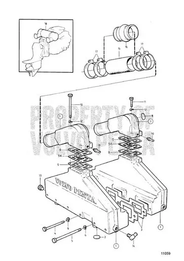 Volvo Penta Gasket 856116