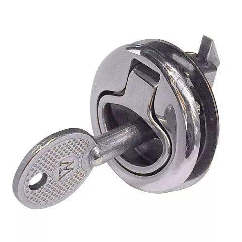 Whitecap Mini Slam Latch Stainless Steel Locking Pull Ring | 6138C