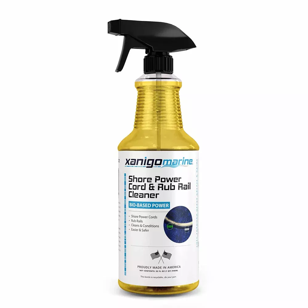 Xanigo Marine Shore Power CordRub Rail Cleaner - 32oz