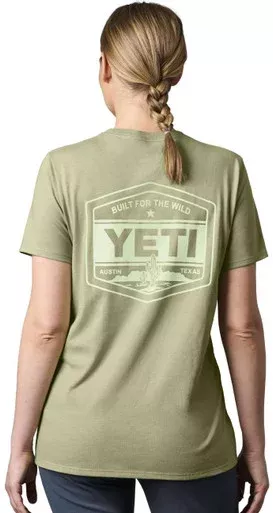 Yeti Women’s Built for the Wild T-Shirt – Castor – X-Small