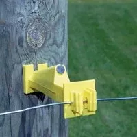 Zareba IW5XNY-Z Nail-On Extender Insulator, 9 to 22 ga Fence Wire, Alu